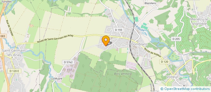 localisation de l'entreprise MONSIEUR ANTONY LOPES  DOMBLANS