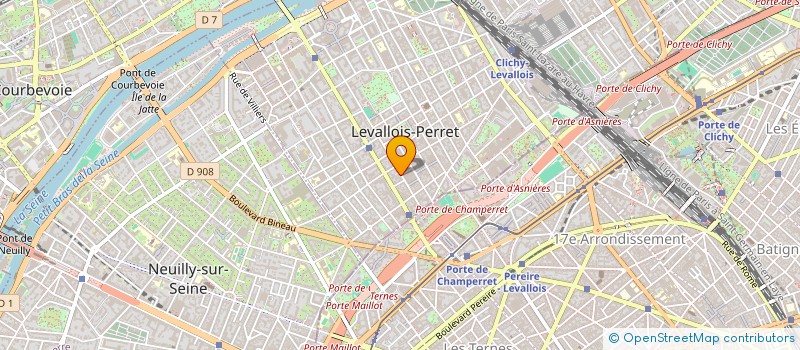 localisation de l'entreprise MONSIEUR ANTONY LORAND à LEVALLOIS-PERRET