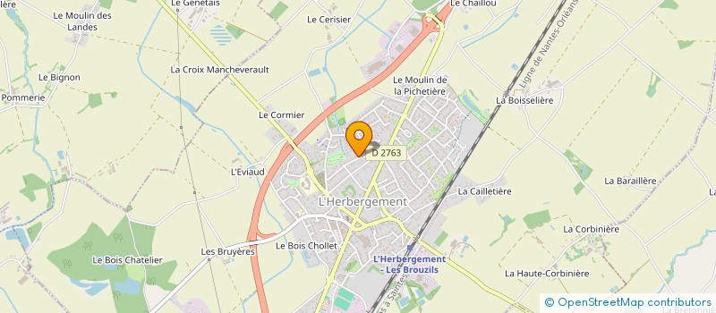 localisation de l'entreprise MONSIEUR ANTONY LOUINEAU à LA COPECHAGNIERE