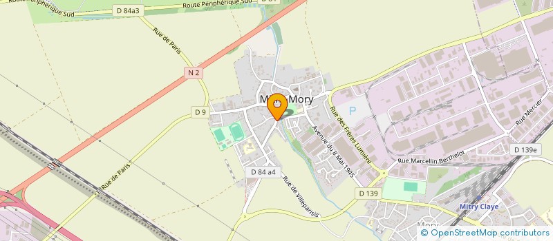 localisation de l'entreprise MONSIEUR ANTONY LOUISET  MITRY-MORY