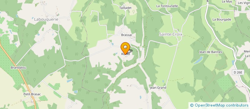 localisation de l'entreprise MONSIEUR ANTONY MAGNE à ST AVIT SENIEUR