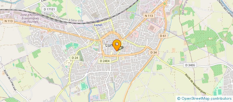 localisation de l'entreprise MONSIEUR ANTONY MAKAOUI  LUNEL