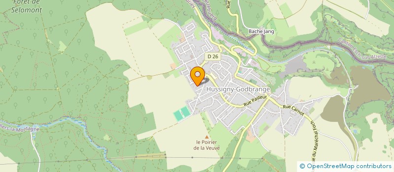 localisation de l'entreprise MONSIEUR ANTONY MAMMONE  HUSSIGNY-GODBRANGE