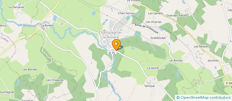 localisation de l'entreprise MONSIEUR ANTONY MARSDEN à CHAMPAGNAC-LA-RIVIERE