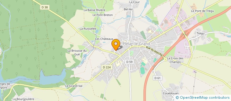 localisation de l'entreprise MONSIEUR ANTONY MARSOLIER  PLELAN-LE-GRAND