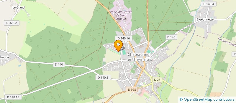 localisation de l'entreprise MONSIEUR ANTONY MARTI MN à CHATEAUNEUF-EN-THYMERAIS