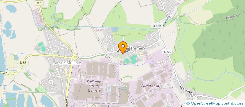 localisation de l'entreprise MONSIEUR ANTONY MARTIN  TREMERY