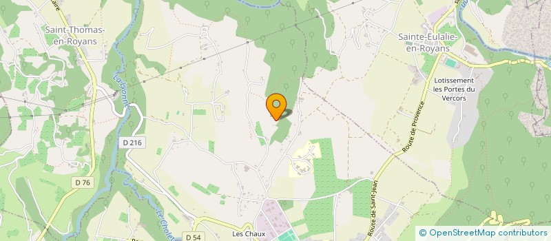 localisation de l'entreprise MONSIEUR ANTONY MARTZ  SAINT-LAURENT-EN-ROYANS