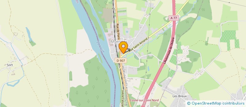 localisation de l'entreprise MONSIEUR ANTONY MASLARD  MYENNES