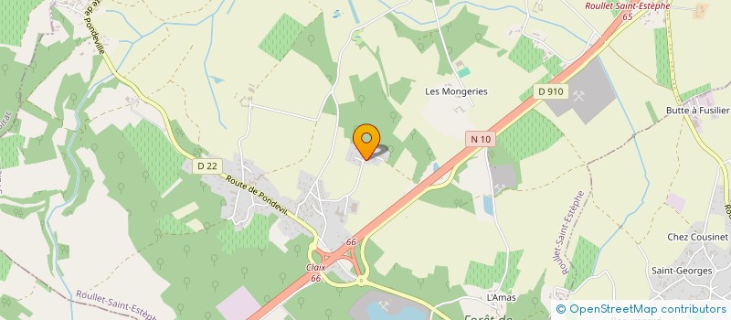 localisation de l'entreprise MONSIEUR ANTONY MATHE  ROULLET-SAINT-ESTEPHE