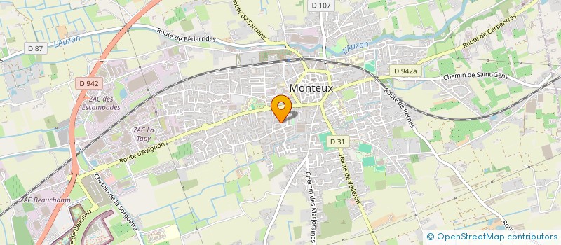 localisation de l'entreprise MONSIEUR ANTONY MELERO à MONTEUX