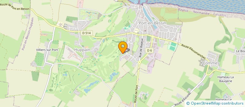 localisation de l'entreprise MONSIEUR ANTONY MOULIN  PORT-EN-BESSIN-HUPPAIN