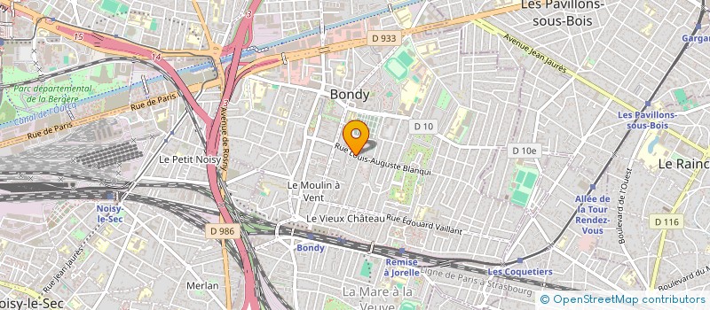 localisation de l'entreprise MONSIEUR ANTONY NGUYEN à BONDY
