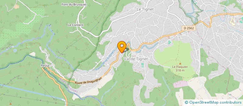 localisation de l'entreprise MONSIEUR ANTONY NOUVEL à LE TIGNET