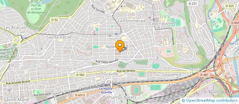 localisation de l'entreprise MONSIEUR ANTONY OJO  LE HAVRE