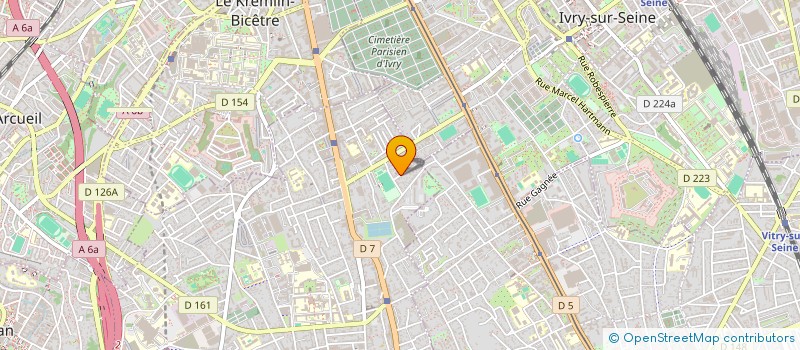 localisation de l'entreprise MONSIEUR ANTONY PATY  VILLEJUIF