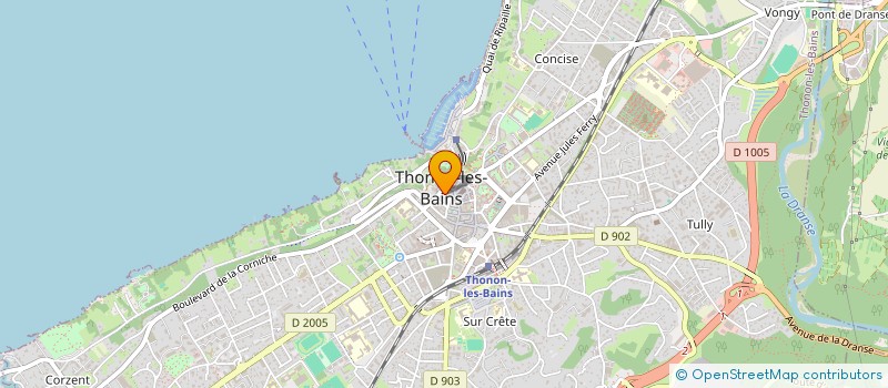 localisation de l'entreprise MONSIEUR ANTONY PELLETIER à THONON-LES-BAINS