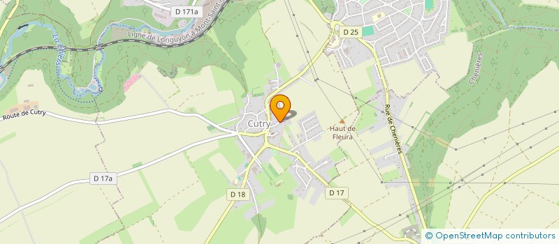 localisation de l'entreprise MONSIEUR ANTONY PENSABENE  CUTRY