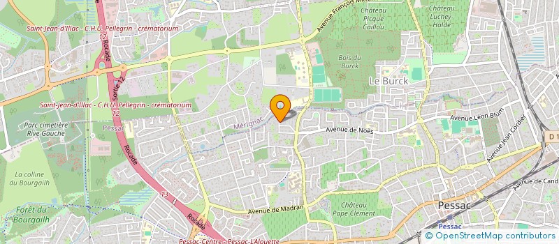 localisation de l'entreprise MONSIEUR ANTONY PEREIRA à PESSAC