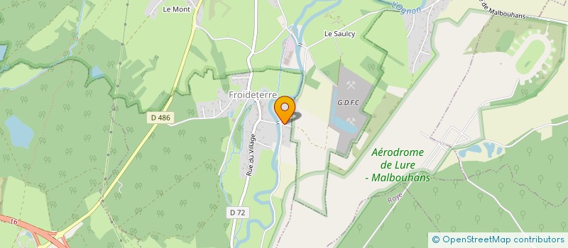 localisation de l'entreprise MONSIEUR ANTONY PERNOT  FROIDETERRE