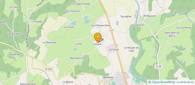 localisation de l'entreprise MONSIEUR ANTONY PLANCHE à COURPIERE