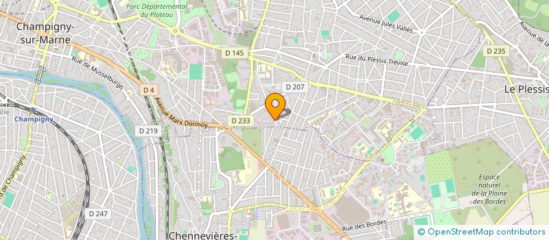 localisation de l'entreprise MONSIEUR ANTONY PORTEJOIE à CHAMPIGNY-SUR-MARNE