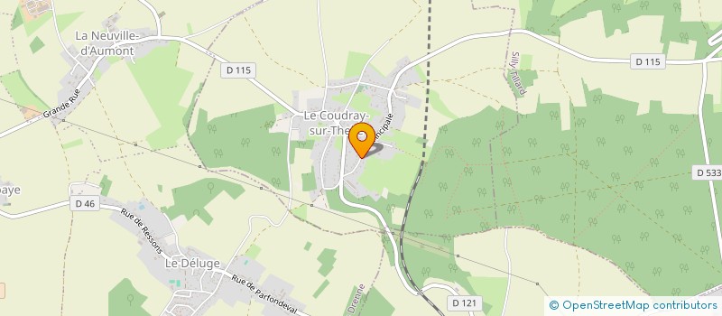 localisation de l'entreprise MONSIEUR ANTONY RABAIN  LE COUDRAY-SUR-THELLE