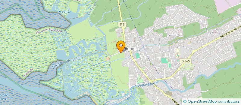 localisation de l'entreprise MONSIEUR ANTONY RAFFIN  AUDENGE