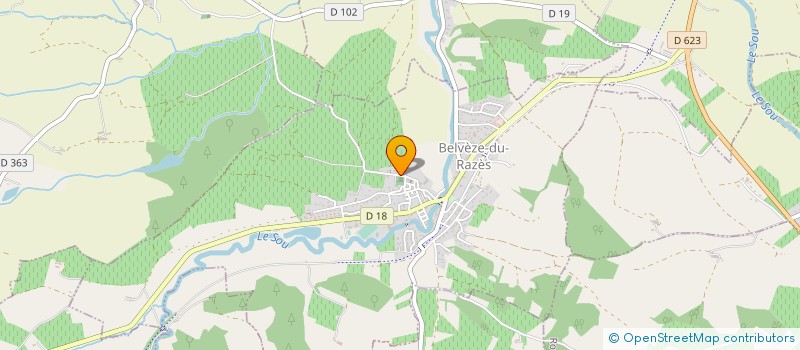 localisation de l'entreprise MONSIEUR ANTONY REA  BELVEZE-DU-RAZES