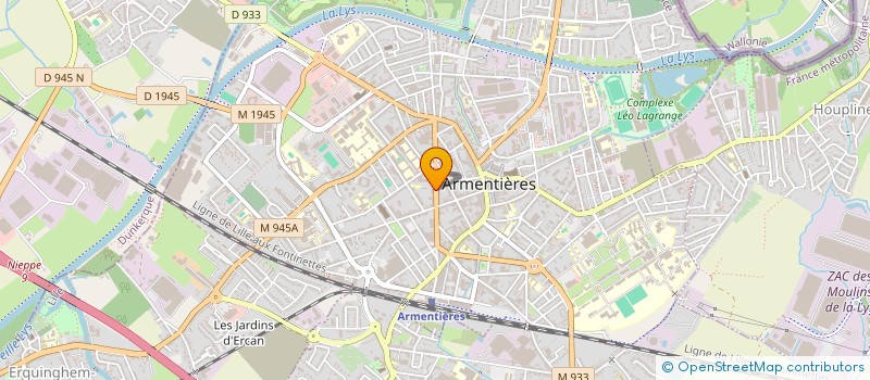 localisation de l'entreprise MONSIEUR ANTONY REBOUX  ARMENTIERES