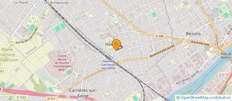 localisation de l'entreprise MONSIEUR ANTONY RENARD  HOUILLES