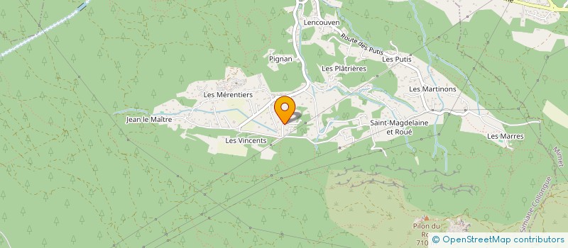 localisation de l'entreprise MONSIEUR ANTONY REYNAUD  SIMIANE-COLLONGUE