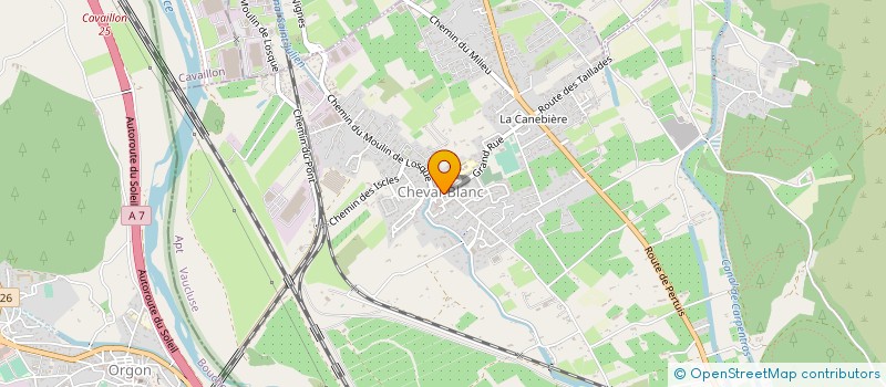 localisation de l'entreprise MONSIEUR ANTONY REYNIER  CHEVAL-BLANC