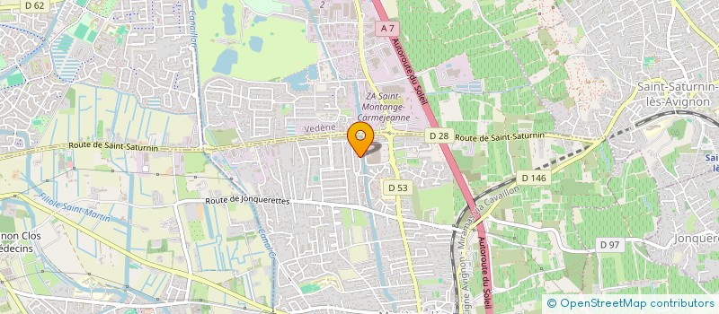 localisation de l'entreprise MONSIEUR ANTONY RODRIGUES  AVIGNON