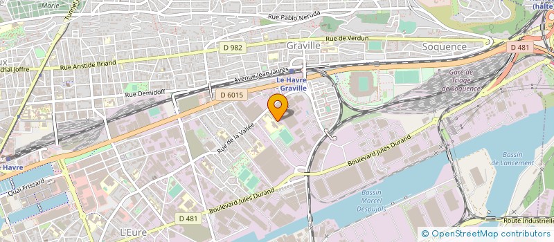 localisation de l'entreprise MONSIEUR ANTONY ROMEO  LE HAVRE