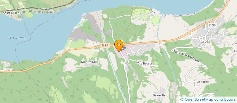 localisation de l'entreprise MONSIEUR ANTONY ROUSSEL  CROTS