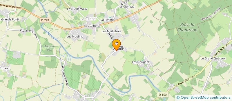 localisation de l'entreprise MONSIEUR ANTONY ROY  LA CLISSE