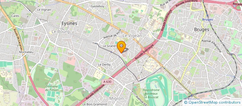 localisation de l'entreprise MONSIEUR ANTONY ROYER  EYSINES