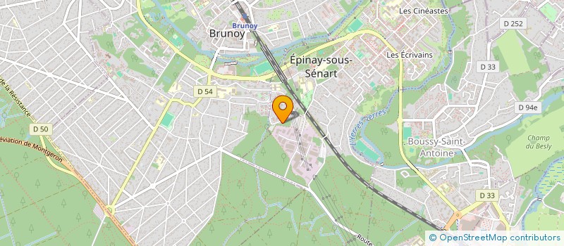 localisation de l'entreprise MONSIEUR ANTONY RUAUX  EPINAY-SOUS-SENART