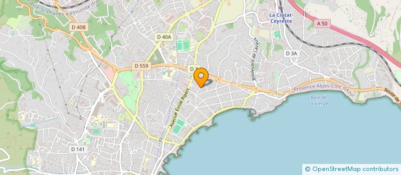 localisation de l'entreprise MONSIEUR ANTONY RUENES  LA CIOTAT