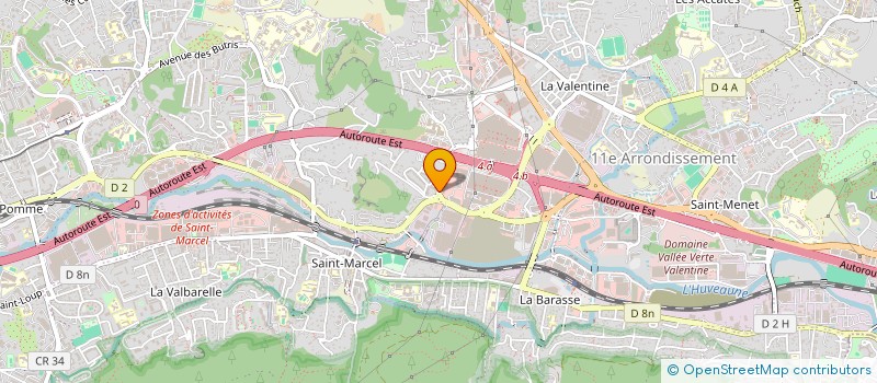 localisation de l'entreprise MONSIEUR ANTONY RUIZ  MARSEILLE