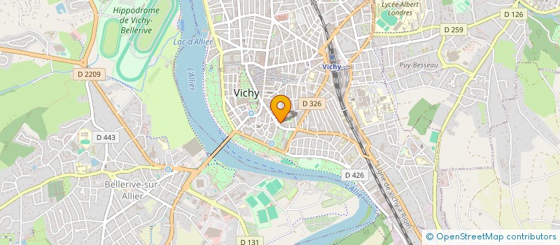 localisation de l'entreprise MONSIEUR ANTONY SABUREAU à VICHY