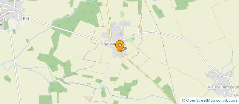 localisation de l'entreprise MONSIEUR ANTONY SERANDOUR  CHATEAUBLEAU