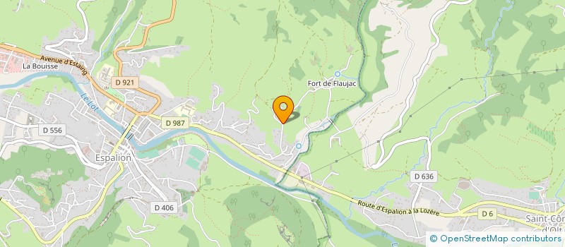 localisation de l'entreprise MONSIEUR ANTONY SERVIERES  COUBISOU