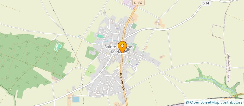 localisation de l'entreprise MONSIEUR ANTONY THOUZEAU  SAINTE-GEMME-LA-PLAINE