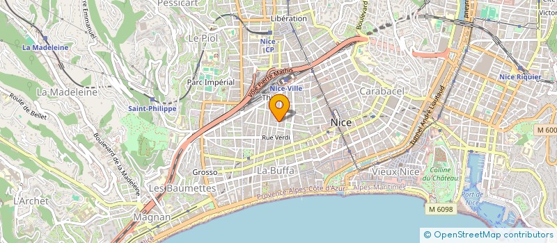 localisation de l'entreprise MONSIEUR ANTONY VEYRE à NICE