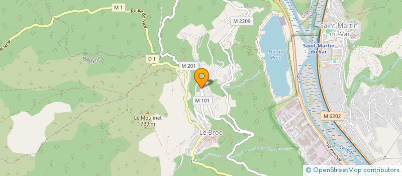 localisation de l'entreprise MONSIEUR ANTONY VIAL  LE BROC