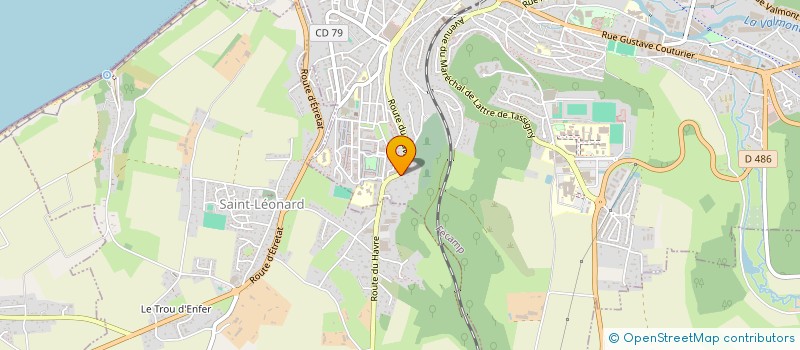 localisation de l'entreprise MONSIEUR ANTONY VICTOR JEAN BAPTISTE  FECAMP