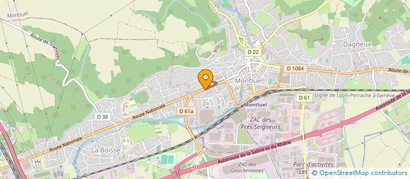 localisation de l'entreprise MONSIEUR ANTONY VIDAL  MONTLUEL