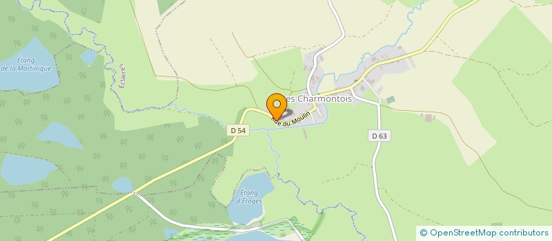 localisation de l'entreprise MONSIEUR ANTOON TESSIER  LES CHARMONTOIS